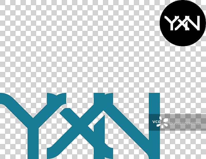 yxn 字母标志单字母设计图片素材