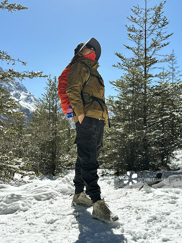 阿坝 小金县 四姑娘山景区 红杉林 景区 游客 景点 旅游图片素材