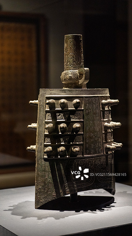 故宫博物院的青铜编钟图片素材