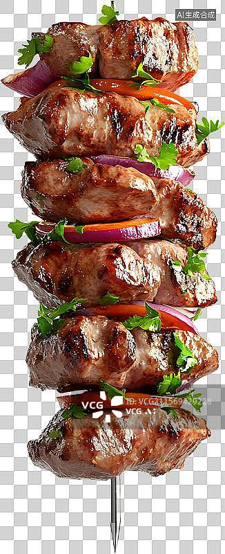 【AI数字艺术】蔬菜烤肉串图片素材