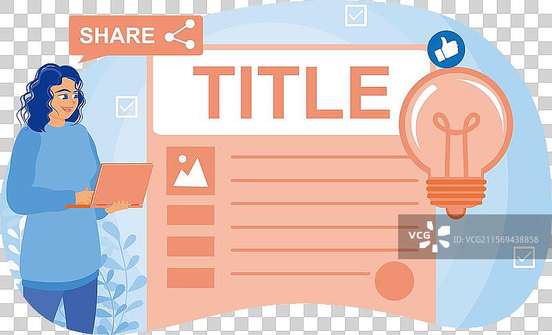 如何吸引女性观众关注你的博客图片素材