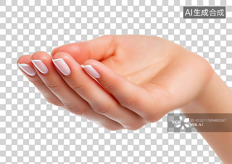 【AI数字艺术】【免抠png素材】一只伸出的女子的手图片素材