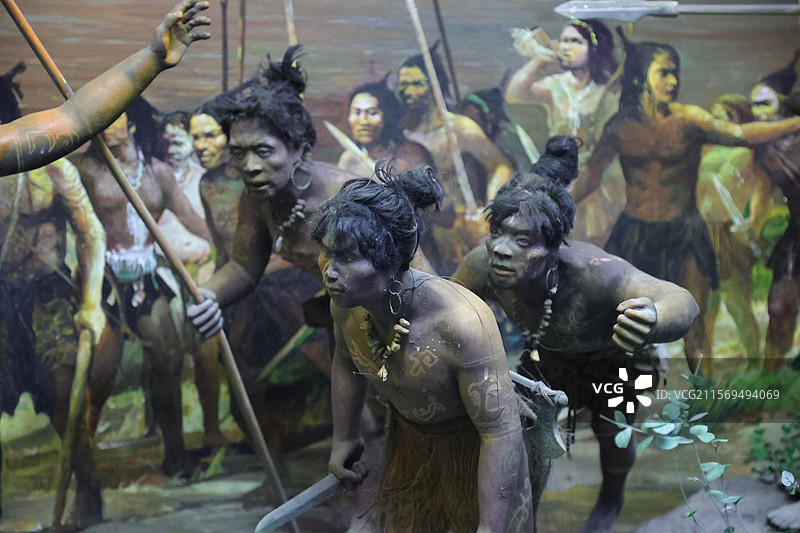 古代中国东方人类陶瓷石器玉石文物图片素材