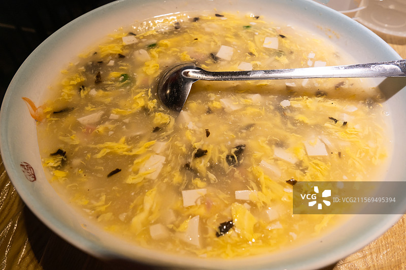 淮扬菜系江苏省淮安市的名菜-平桥豆腐图片素材