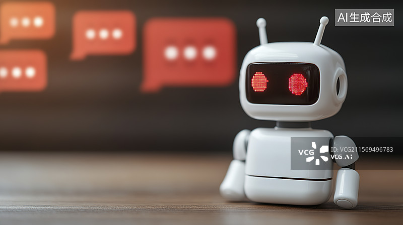 【AI数字艺术】AI聊天机器人互动技术图片素材