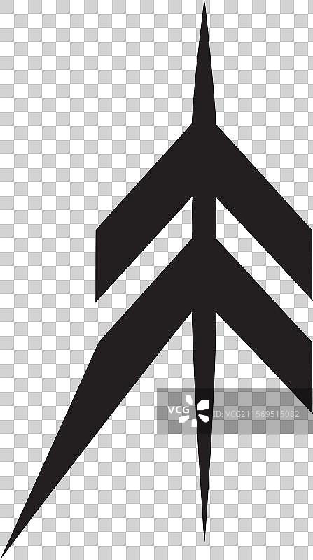 简约优雅的黑色箭矢飞行图片素材