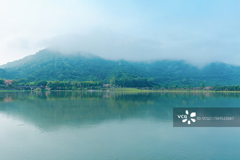 广州从化区风云岭森林公园，黎塘海图片素材