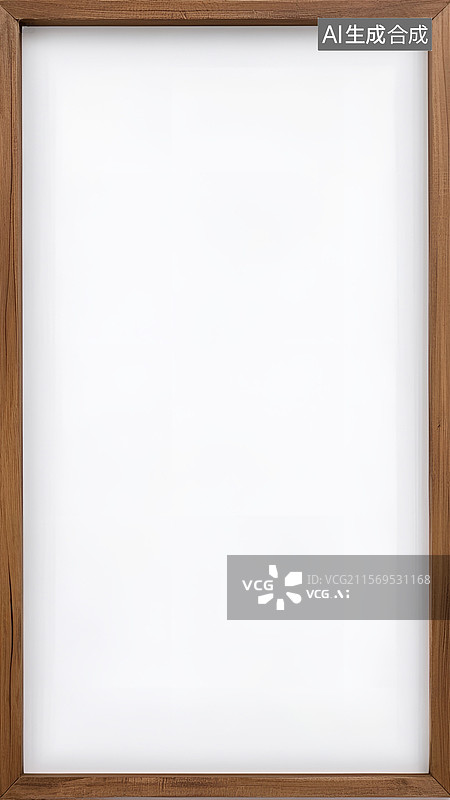 【AI数字艺术】木质画框设计图片素材