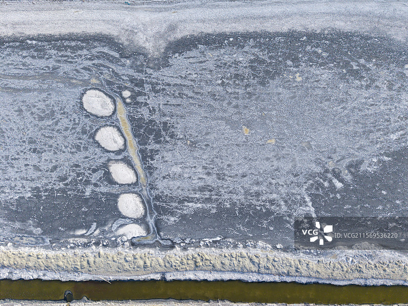 夏日的山西运城盐湖图片素材