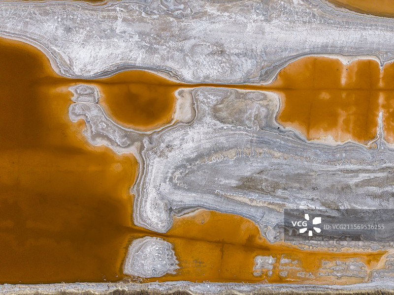 夏日的山西运城盐湖图片素材