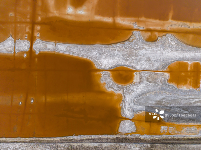 夏日的山西运城盐湖图片素材