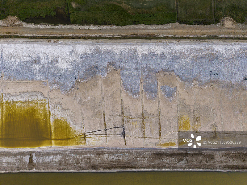 夏日的山西运城盐湖图片素材