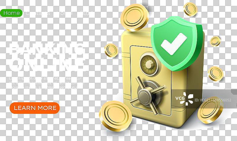在线银行安全金融用户访问网站图片素材