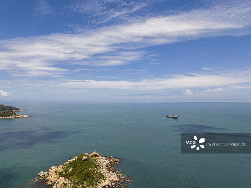 航拍广东省汕头市南澳岛风光图片素材