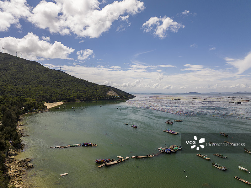 航拍广东省汕头市南澳岛风光图片素材