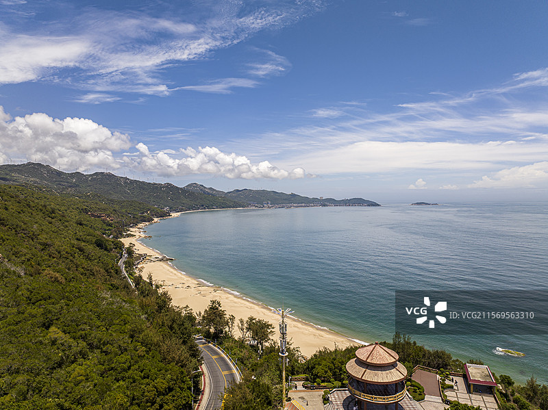 航拍广东省汕头市南澳岛风光图片素材