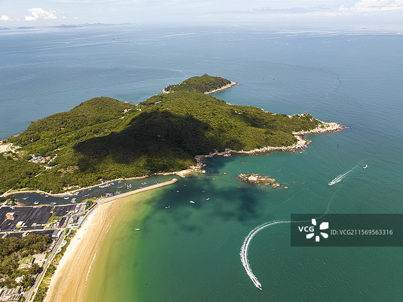 航拍广东省汕头市南澳岛风光图片素材