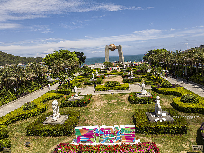 航拍广东省汕头市南澳岛风光图片素材