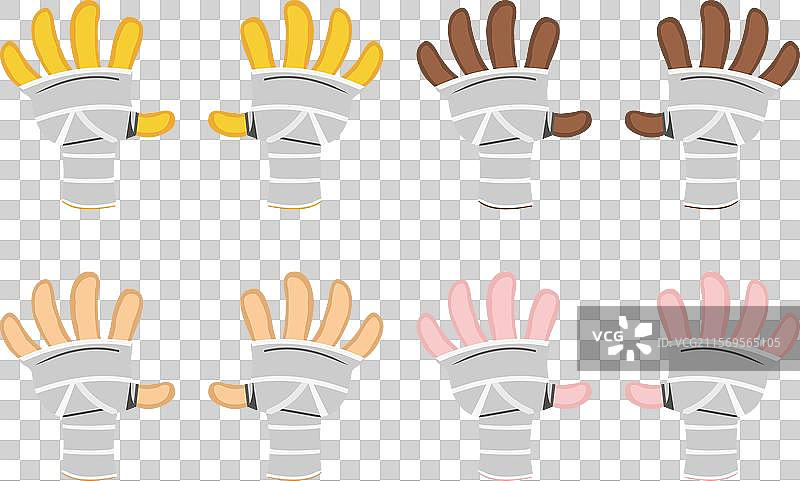 包扎的手图片素材