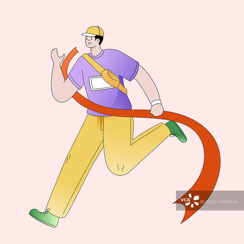 卡通运动会健身全民体育竞技项目比赛冠军奥运会健将活动精神娱乐休闲国际奥林匹克日电商消费渐变矢量插画图片素材