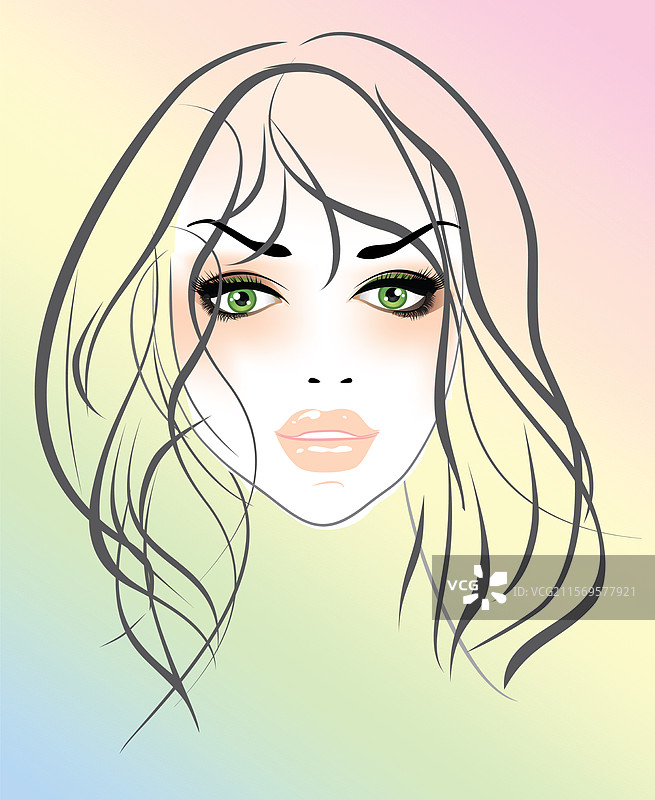 女性肖像图片素材