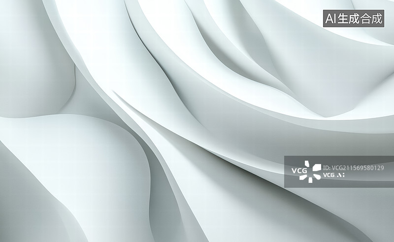 【AI数字艺术】一种充满现代感和艺术性的抽象设计。画面中，粉色和蓝色的波浪线条层层叠叠，形成了丰富的层次感和流动感。图片素材