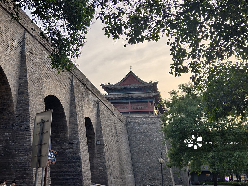 西安城墙 永宁门图片素材