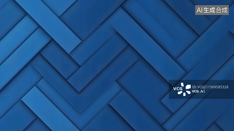 【AI数字艺术】AIGC：蓝色抽象图案 网页背景PPT模版 壁纸图片素材