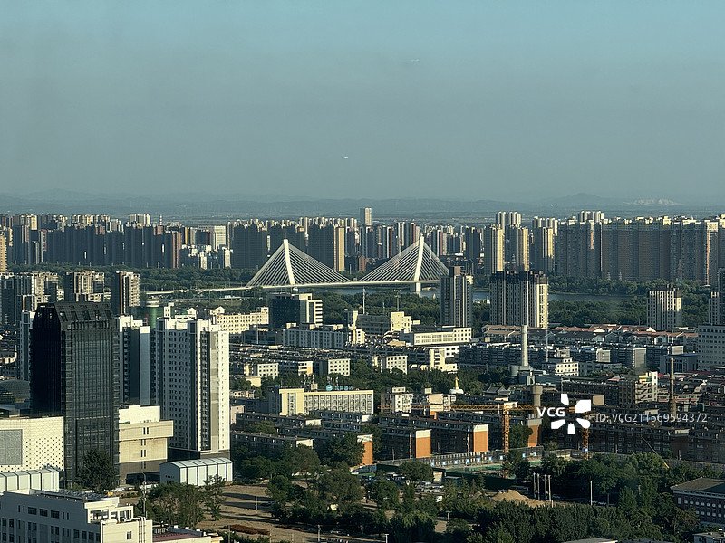 俯视沈阳图片素材