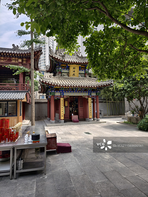 西安 罔极寺 财神殿图片素材