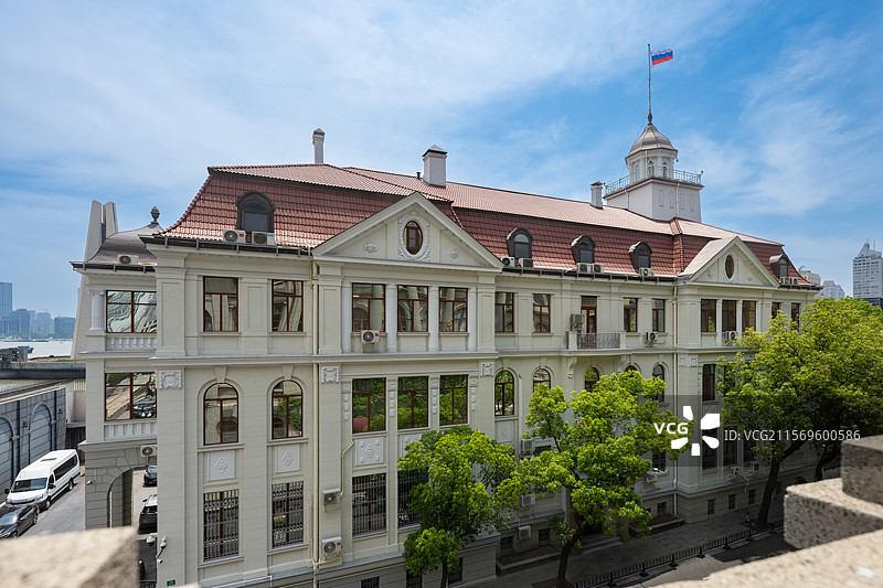 俄罗斯联邦驻上海大使馆图片素材