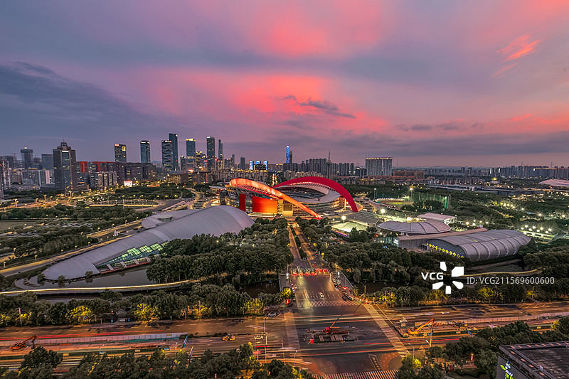 南京奥林匹克体育中心图片素材