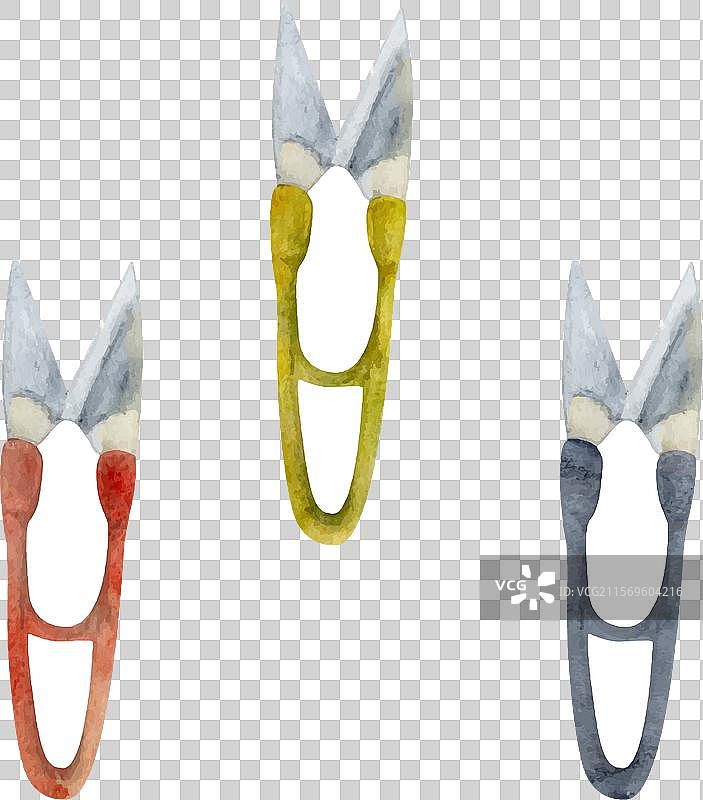 手绘水彩缝纫工艺刺绣图片素材