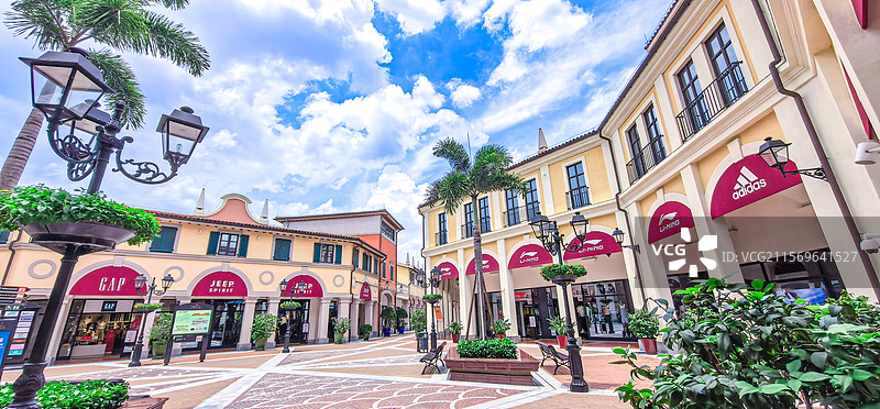 佛山市佛罗伦萨小镇奥特莱斯商圈图片素材