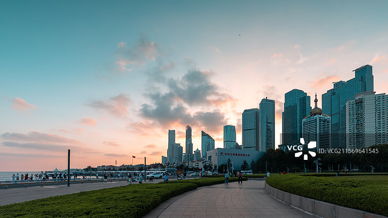 青岛五四广场图片素材