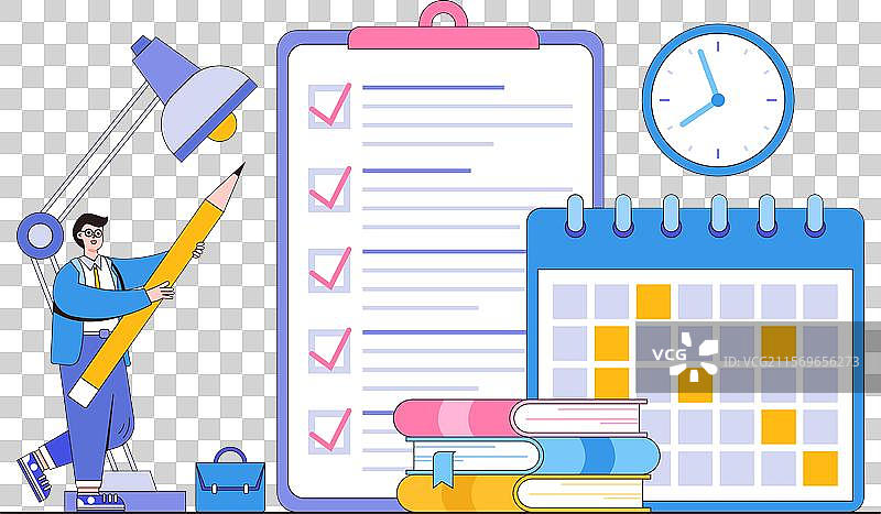 项目跟踪时间管理目标追踪器图片素材