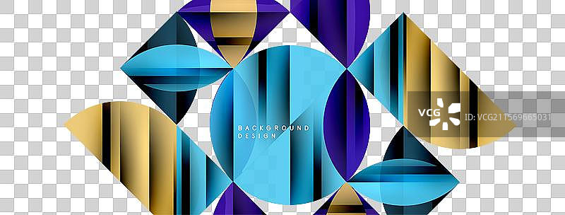 几何极简的圆形和圆形图案图片素材