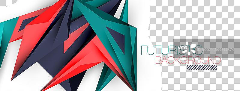 极简几何抽象背景低多边形图片素材