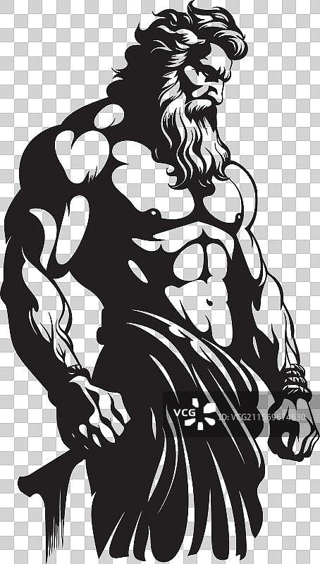 赫拉克勒斯的精髓标志性设计图标图片素材