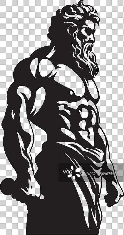 赫拉克勒斯的图标象征着英雄的遗产图片素材