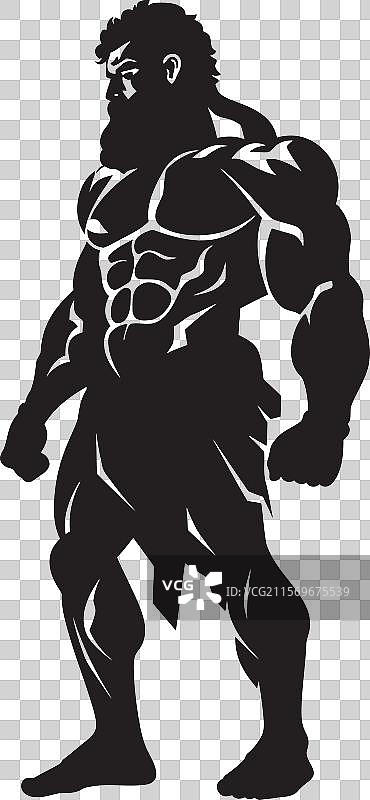 海克力士的遗产标志性徽标强大图片素材