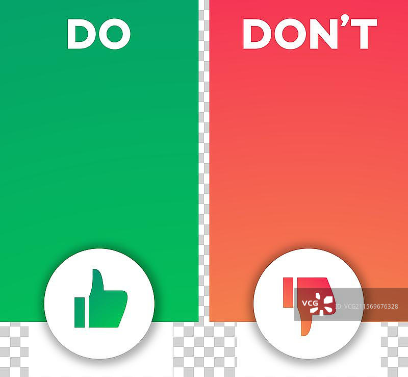 注意事项与禁忌信息图比较图片素材