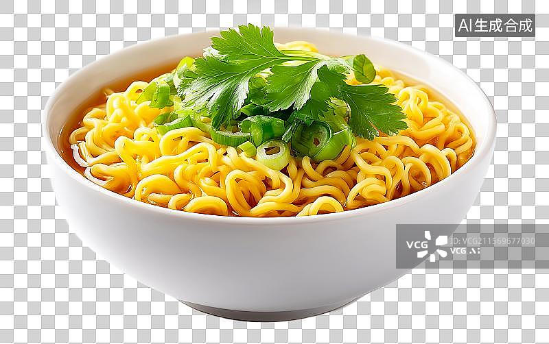 【AI数字艺术】【免抠png素材】一碗美味的方便面图片素材