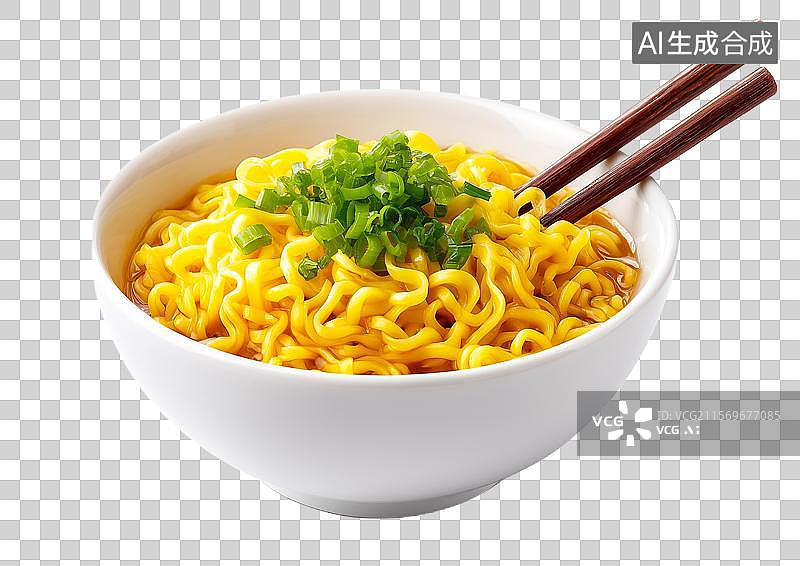 【AI数字艺术】【免抠png素材】一碗美味的方便面图片素材
