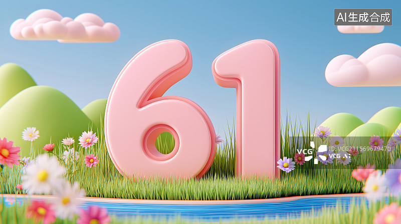 【AI数字艺术】六一儿童节主题海报图片素材