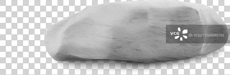 由浅灰色石材制成的光滑3D讲台图片素材