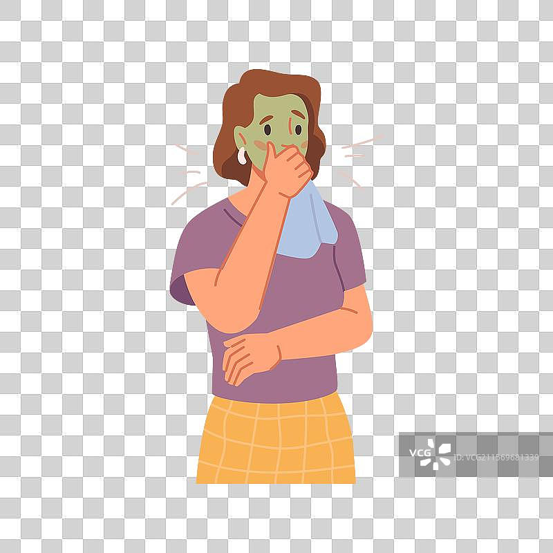 腹泻或便秘与健康问题图片素材