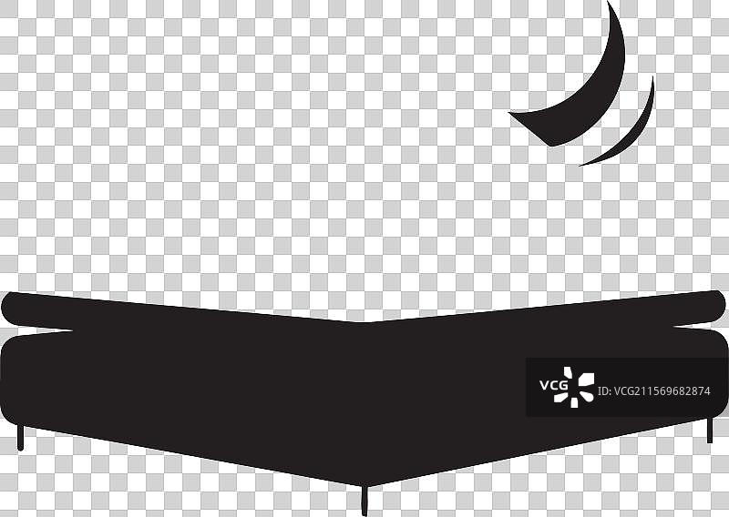 在梦的海洋中航行，你的床静悄悄的图片素材