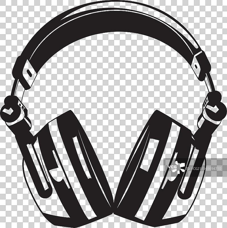 耳鸣回声耳机标志在音调塔中图片素材