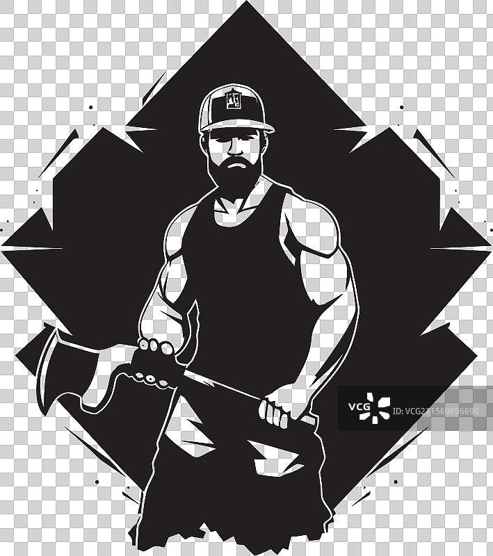 锤子破坏建筑工人图标符号图片素材